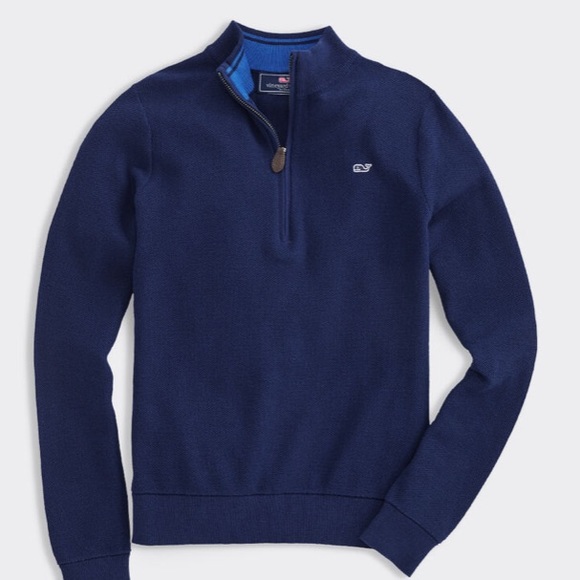 Vineyard Vines Other - Boys size XL Vineyard Vines Classic 1/4 Zip navy sweater.